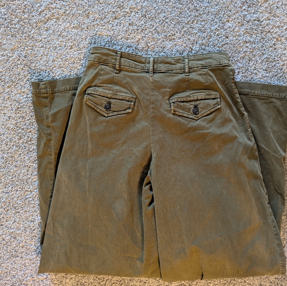 Anthropologie Maeve Oversized Wide-Leg Chino Pants - Picture 7 of 10